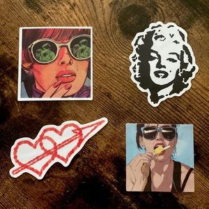 💫2/$6 ❤️❤️ Chic Sticker Pack